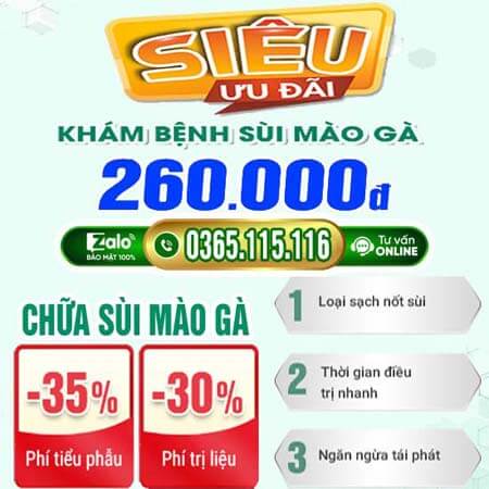 10 địa chỉ khám chữa bệnh sùi mào gà ở đâu Hà Nội tốt nhất