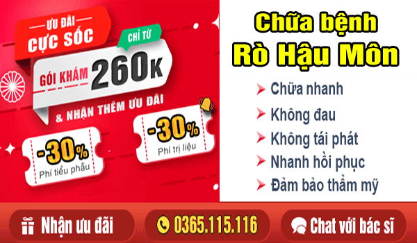 10 địa chỉ khám chữa bệnh rò hậu môn ở đâu Hà Nội tốt nhất