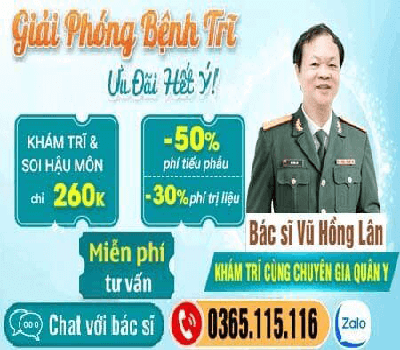 Tại Hà Nội 10 địa chỉ khám chữa bệnh trĩ ở đâu tốt nhất